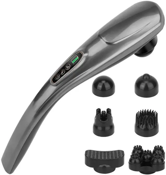 Main image of Fresh Fab Finds Cordless Back Massager Handheld 12 Modes w/ Nodes - Black - One size