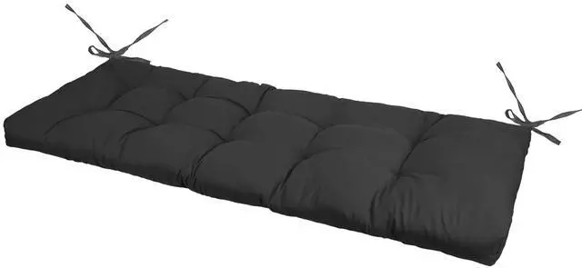 Main image of Fresh Fab Finds Bench Seat Cushion 51.18x19.68in Non-Slip Patio - Black - One size