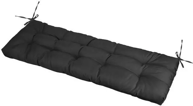 Main image of Fresh Fab Finds Bench Seat Cushion Waterproof 51.18x19.68in Non-Slip - Black - One size