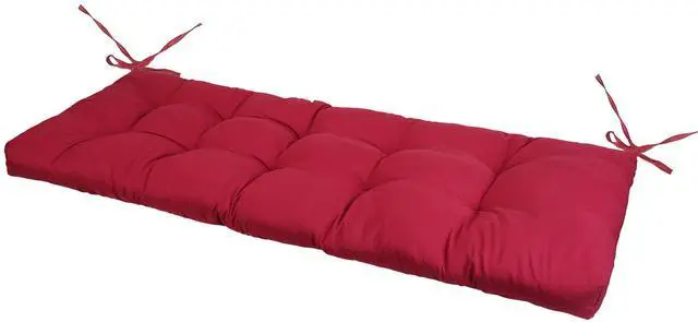 Main image of Fresh Fab Finds Bench Seat Cushion 51.18x19.68in Non-Slip Patio - Red - One size