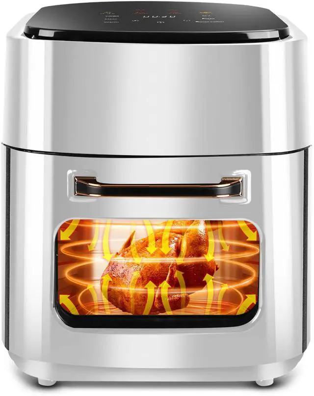 Main image of Fresh Fab Finds NewHome 15.8QT Air Fryer 1400W Touchscreen Window - White - One size