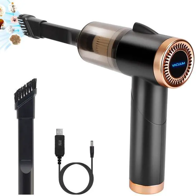 Main image of Fresh Fab Finds 120W Cordless Handheld Vacuum 9000PA w/ Light - Black - One size