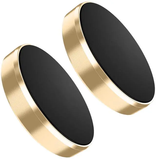 Main image of Fresh Fab Finds 2-Pack Magnetic Dashboard Phone Holders - Gold - One size
