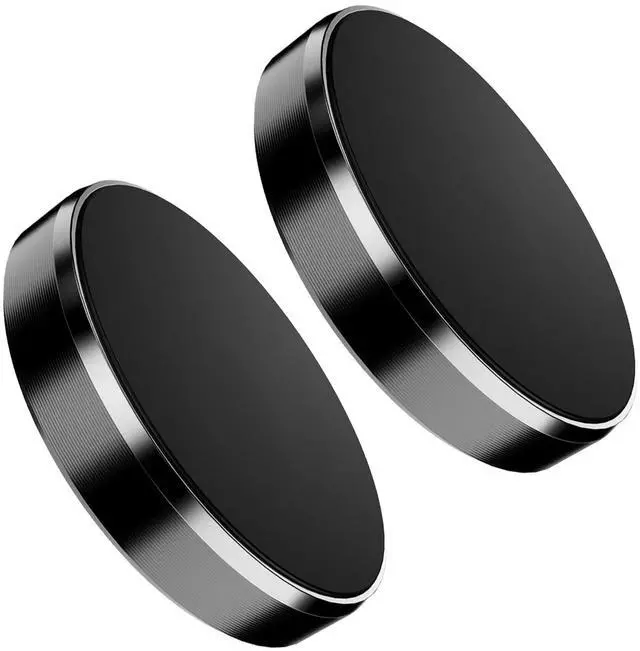 Main image of Fresh Fab Finds 2-Pack Magnetic Dashboard Phone Holders - Black - One size