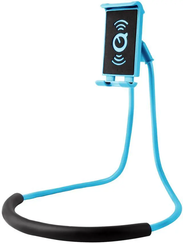 Main image of Fresh Fab Finds Gooseneck Phone Holder for Desk/Bed/Bike - Light Blue - One size