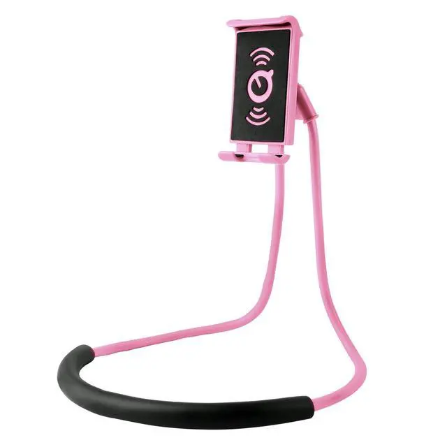 Main image of Fresh Fab Finds Gooseneck Phone Holder for Desk/Bed/Bike - Pink - One size