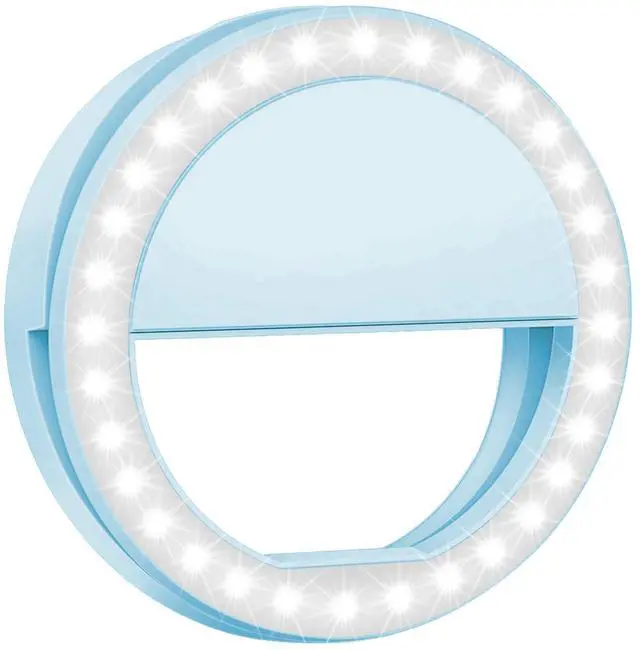 Main image of Fresh Fab Finds Clip-On Selfie Ring Light, 36 LEDs - Blue - One size