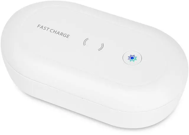 Main image of Fresh Fab Finds UV Sanitizer Box w/ Wireless Charging & Diffuser - White - One Size