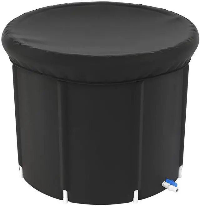 Main image of Fresh Fab Finds 97Gal Large Ice Bath Tub Cold Plunge 660LBS Load - Black - One size