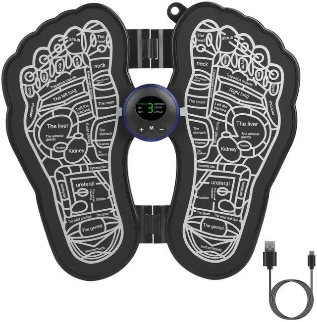 Main image of Fresh Fab Finds USB Rechargeable Foot Massager 6 Modes - Black - One size