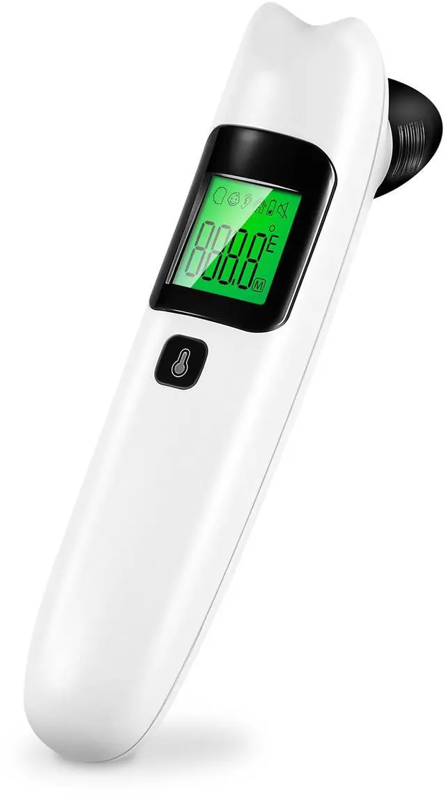 Main image of Fresh Fab Finds Medical Digital Infrared Thermometer, iMounTEK Forehead and Ear Thermometer with Fever Alarm 35 Set Memory Records Temporal Thermometer Instant Accurate White One size