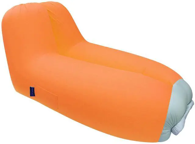 Main image of Fresh Fab Finds Inflatable Lounger Chair w/ Bag, Anti-Leak Air Sofa Couch - Orange - One size