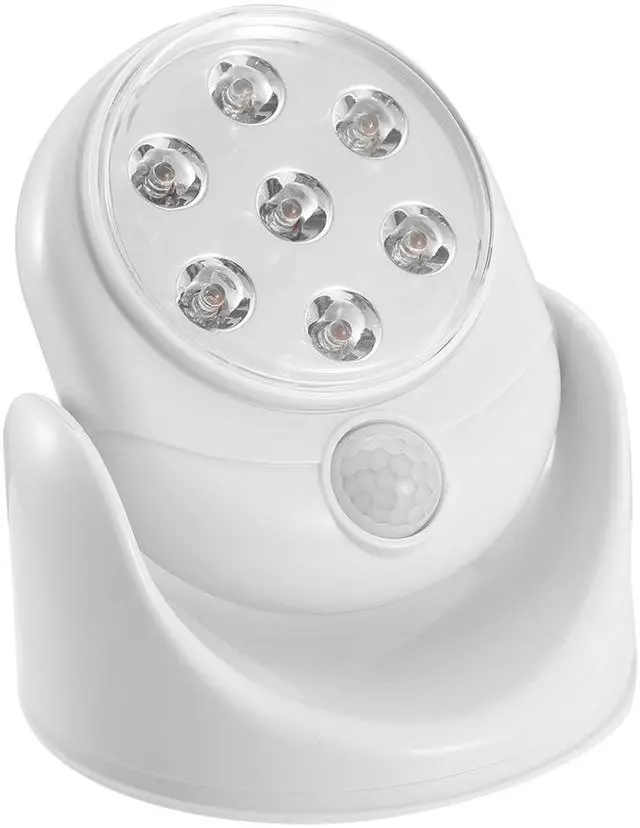 Main image of Fresh Fab Finds Wireless LED Spotlight w/ Motion Sensor & 360° Rotation - Black - One size