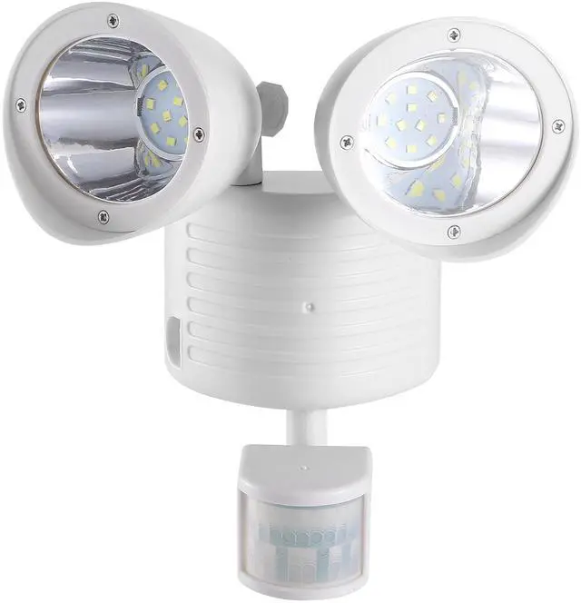 Main image of Fresh Fab Finds 22LED Solar Wall Light w/ Dual Rotatable Heads IP44 Waterproof - White - One size