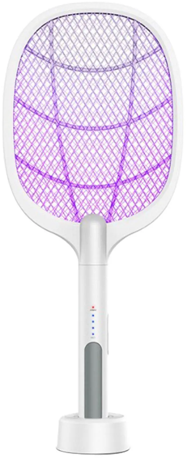 Main image of Fresh Fab Finds Rechargeable Bug Zapper 2-in-1 Fly Swatter & Mosquito Killer - White - One size