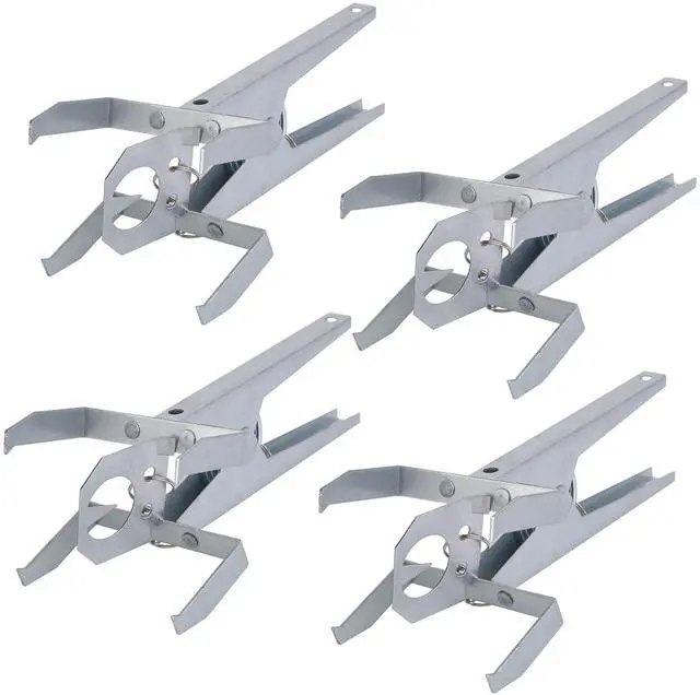 Main image of Fresh Fab Finds 4Pack Reusable Mole Traps w/ Scissor Jaw Clips for Garden & Yard - Gray - One size