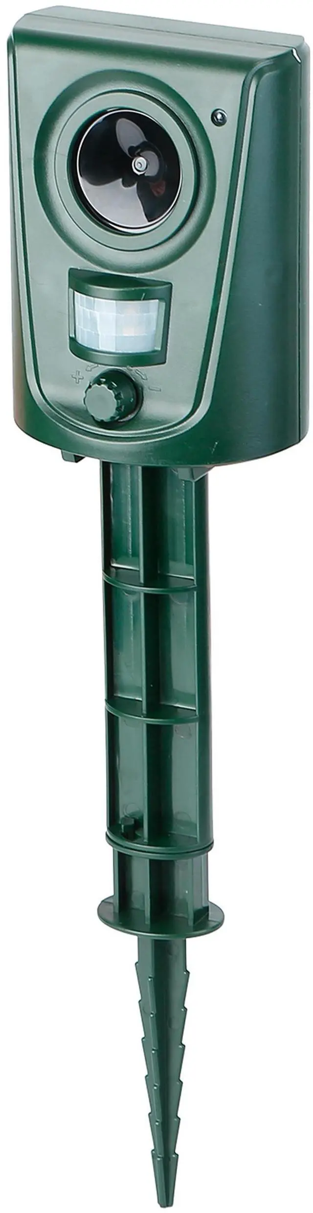Main image of Fresh Fab Finds Ultrasonic Animal Repeller IP44 Waterproof Motion Sensor w/ LED Light - Green - One size