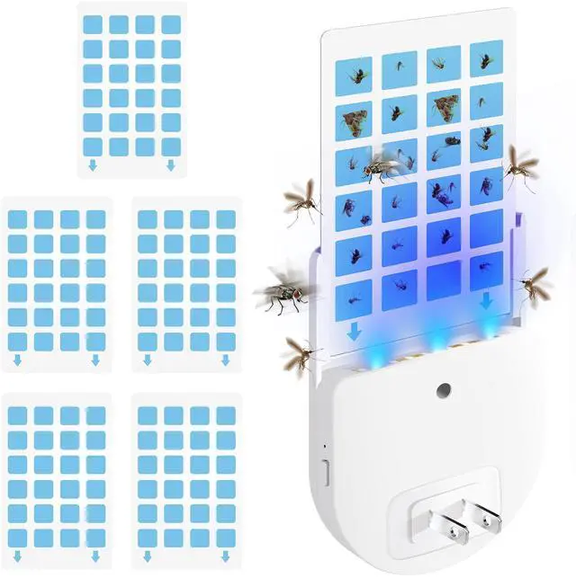 Main image of Fresh Fab Finds 10Pcs Refill Glue Boards for Indoor Plug-In Fly Trap - Blue - One size