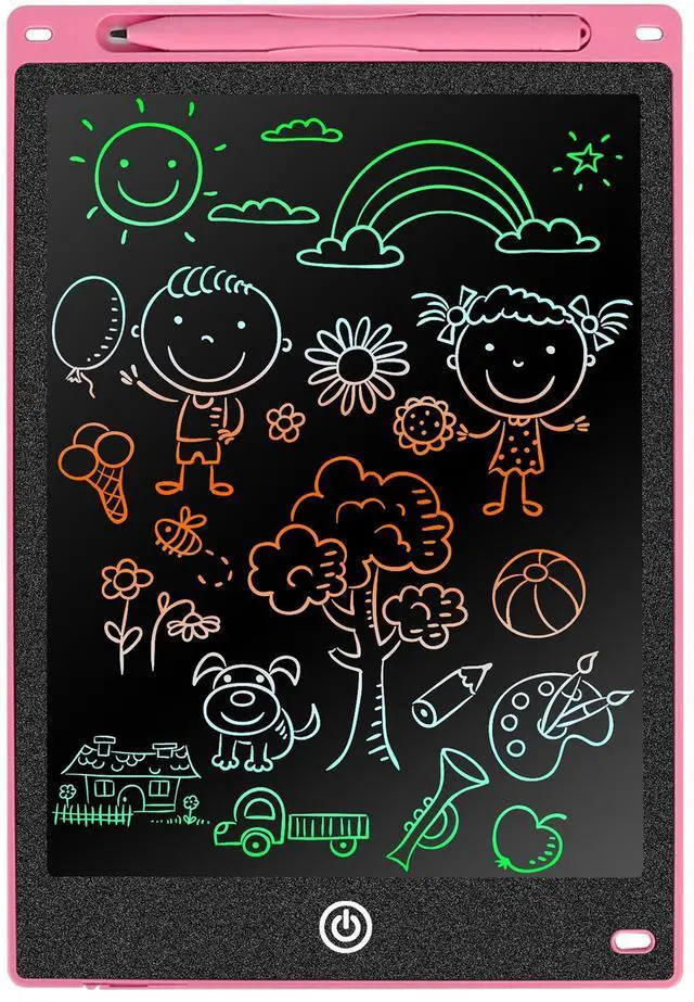 Main image of Fresh Fab Finds 8.5in LCD Writing Tablet w/ Lock & Stylus for Kids Ages 3+ - Red - 8.5in