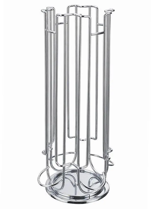 Main image of Fresh Fab Finds 24-Cup Coffee Pod Holder Rotating Carousel Stand - Gray - One size