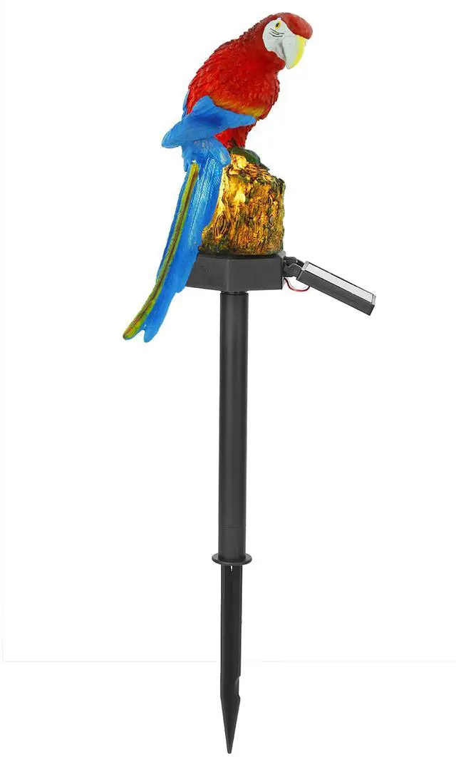 Main image of Fresh Fab Finds Solar Parrot Garden Light Waterproof IP65 LED Decorative Lawn Stake - Black - One size