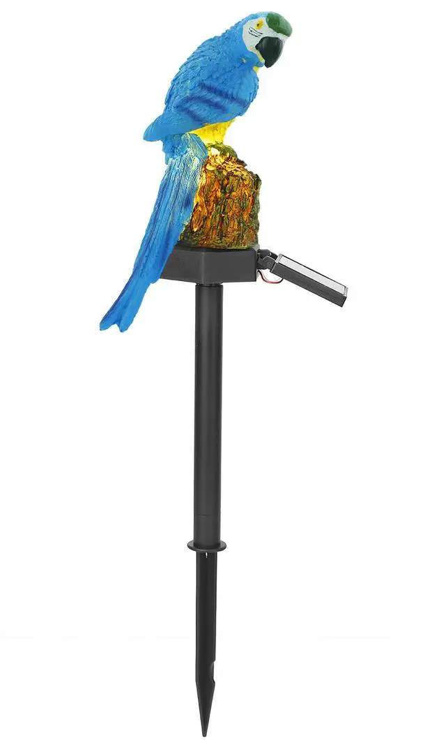 Main image of Fresh Fab Finds Solar Parrot Garden Light Waterproof IP65 LED Decorative Lawn Stake - Black - One size