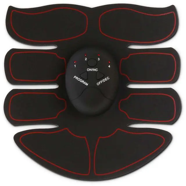 Main image of Fresh Fab Finds 6-Mode ABS Stimulator Toning Belt for Abdominal Muscle Training - Black - One size