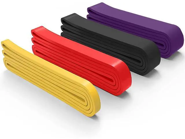 Main image of Fresh Fab Finds 4-Pack Resistance Loop Bands for Gym Yoga Power Lifting - Multi - One size