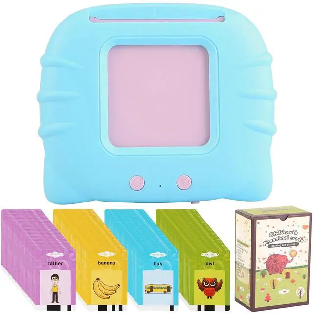 Main image of Fresh Fab Finds 224 Words Talking Flash Cards with Audio & Pictures for Toddlers - Blue - One Size