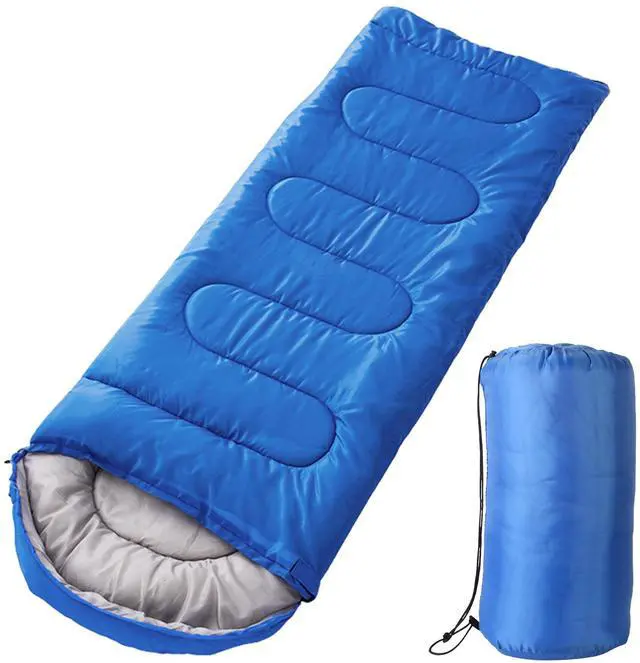 Main image of Fresh Fab Finds Camping Sleeping Bag 3250 w/ Carry Bag for Adults & Teens - Royal Blue - One size