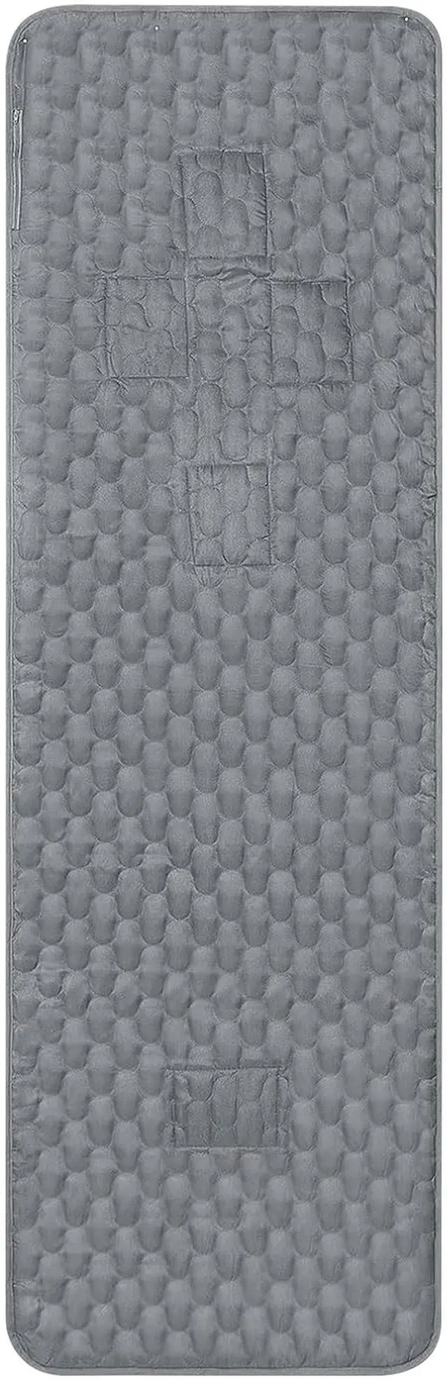 Main image of Fresh Fab Finds Heated Sleeping Bag Liner USB Powered w/ 3 Temps & Carry Bag - Gray - One size