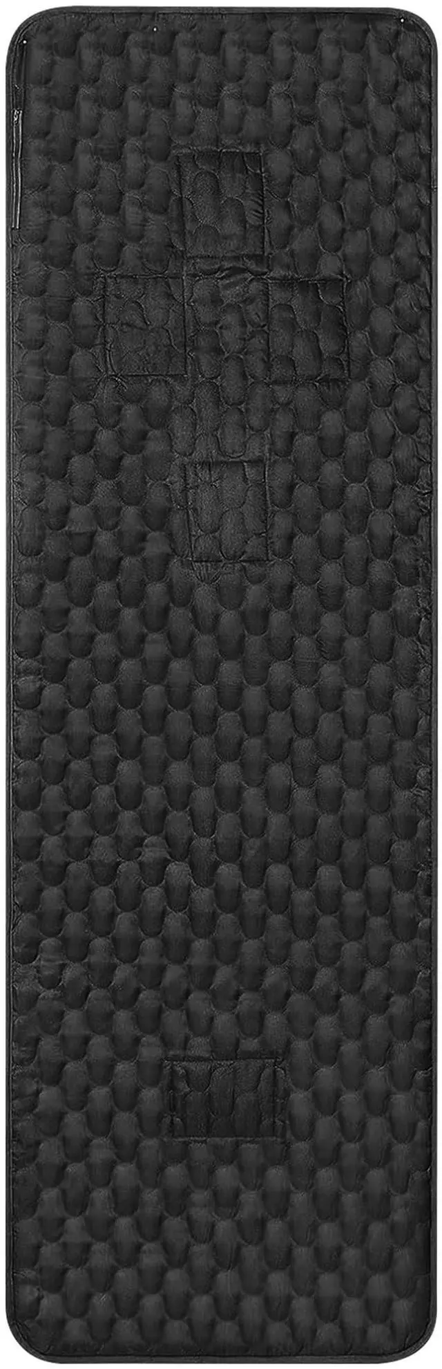 Main image of Fresh Fab Finds Heated Sleeping Bag Liner USB Powered w/ 3 Temps & Carry Bag - Black - One size