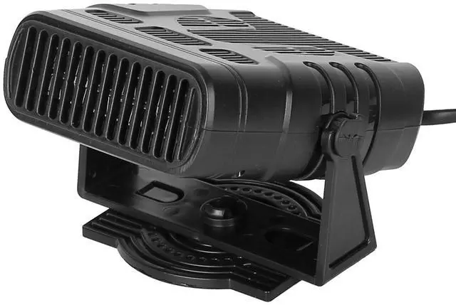 Main image of Fresh Fab Finds 12V 120W Car Heater/Cooling Fan 2-in-1 Defroster Demister Portable - Black - 12V