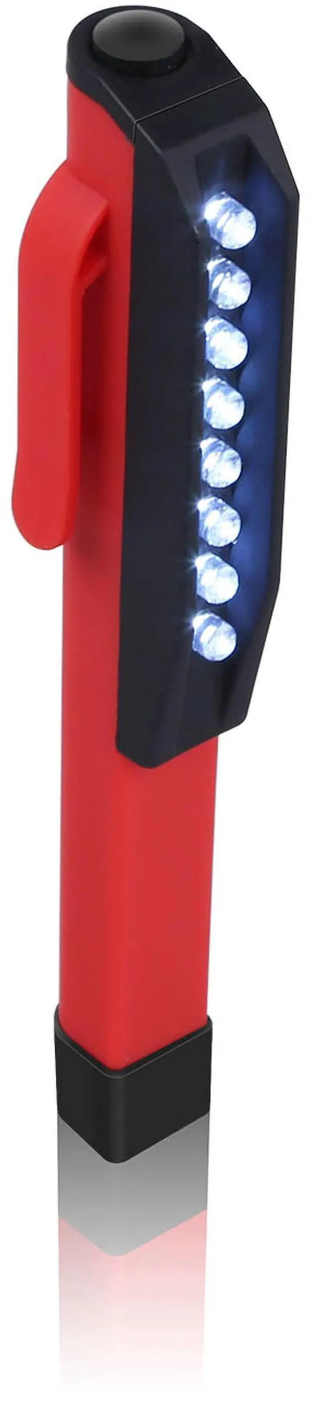 Main image of Fresh Fab Finds LED Pocket Pen Light Compact Torch - Red - One size