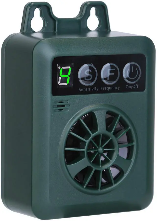 Main image of Fresh Fab Finds Ultrasonic Anti-Barking Device w/ 4 Frequencies & Sensitivities, 49.2ft Range - Black - One size