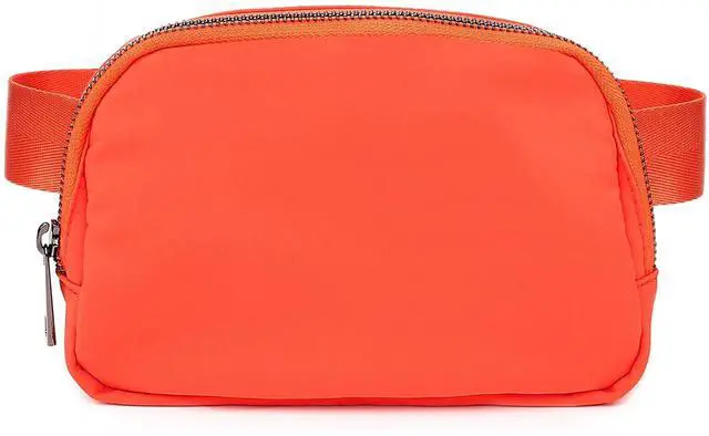 Main image of Fresh Fab Finds Unisex Sport Fanny Pack Waist Belt Chest Bag for Travel, Beach, Concerts - Orange - One size