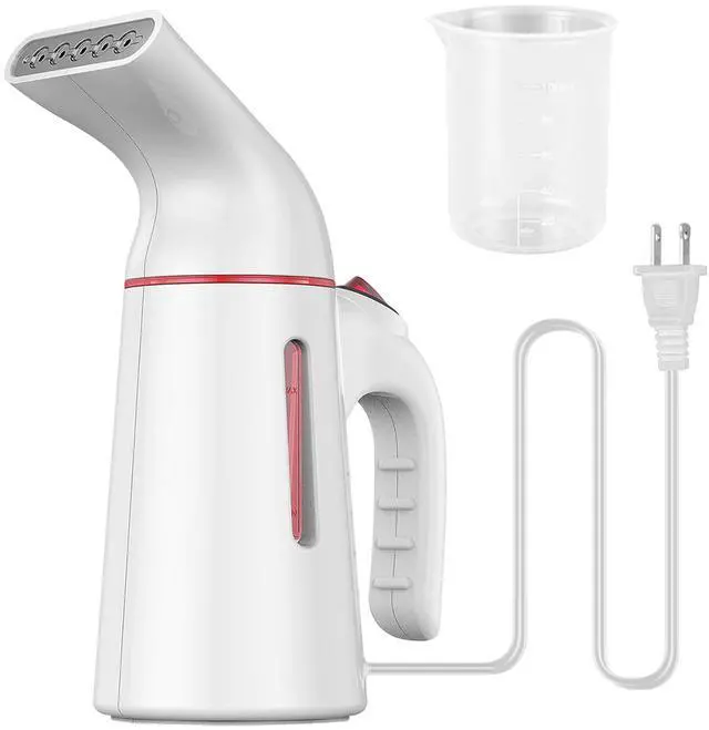 Main image of Fresh Fab Finds 700W Handheld Garment Steamer 150ML Portable Travel Wrinkle Remover 30S Heat Up - White - One size