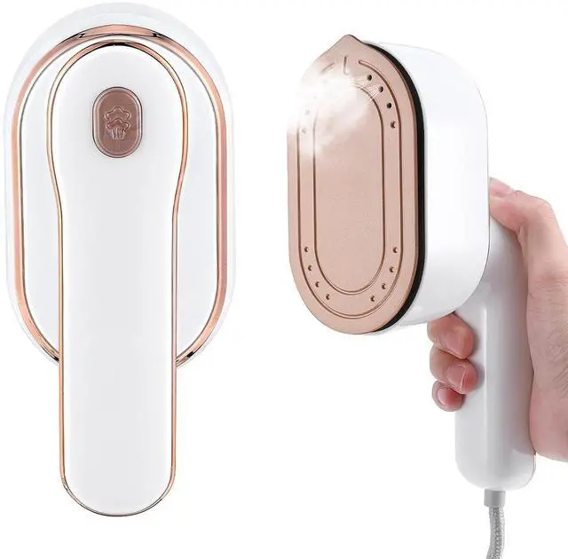 Main image of Fresh Fab Finds 1000W Handheld Steamer with 180° Handle 10S Fast Heating Flat/Hang Ironing - White - One size