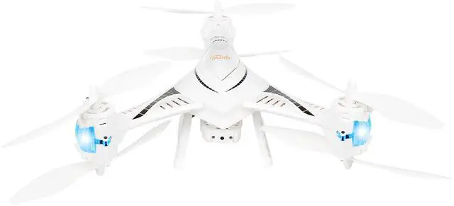 Main image of Fresh Fab Finds 4.5Ch 6-Axis Gyro RC Quadcopter w/ 6 Motors, HD Camera, 2.4GHz WiFi FPV Drone - White - One size