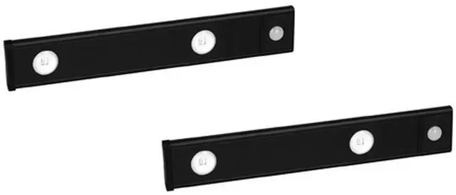 Main image of Fresh Fab Finds 2Pk Rechargeable Motion LED Cabinet Light 3 Colors - Black - 20 cm