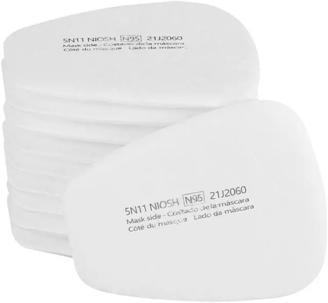 Main image of Fresh Fab Finds 2Pcs Filter Covers 6001 Organic Vapor Cartridge Cover for T-Shape Filter Box - White - One size