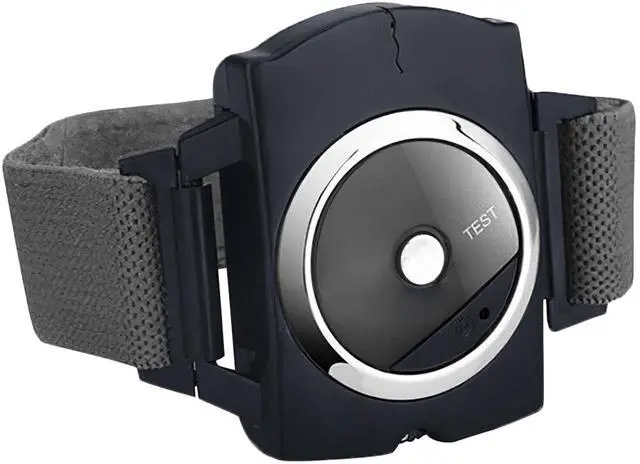 Main image of Fresh Fab Finds Anti-Snore Infrared Wristband with Conductive Film - Black - One size