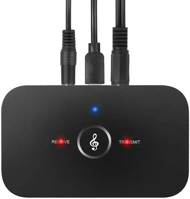 Main image of Fresh Fab Finds Wireless V5.0 Transmitter Receiver aptX Low Latency 2-in-1 3.5mm Audio Adapter - Black One size
