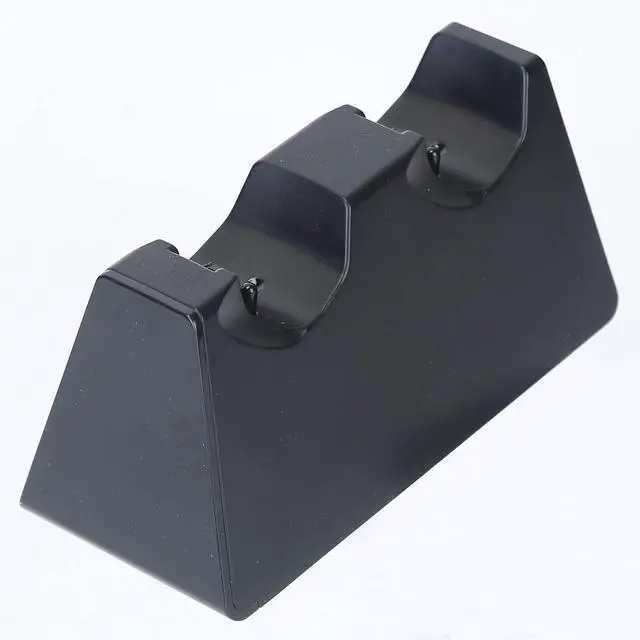 Main image of Fresh Fab Finds Dual Charger Dock Station for PS4 Controller Gamepad Stand Cradle w/ USB Cable LED - Black One size