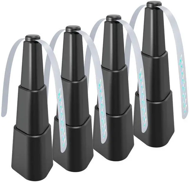 Main image of Fresh Fab Finds 4Pcs Battery Fly Repellent Fans Tabletop or Hanging for Party BBQ Picnic Camping - Black