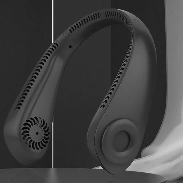 Main image of Vista Easy Breezy Hands-Free Neck Fan - BASIC BLACK - 1"