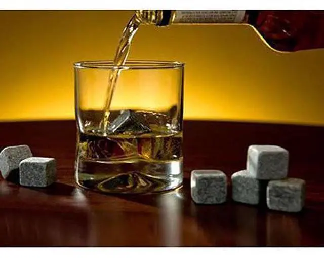 Main image of Vista Whiskey on THE ROCKS - Pure Soapstone Rocks set of 9 - Clear / No Color