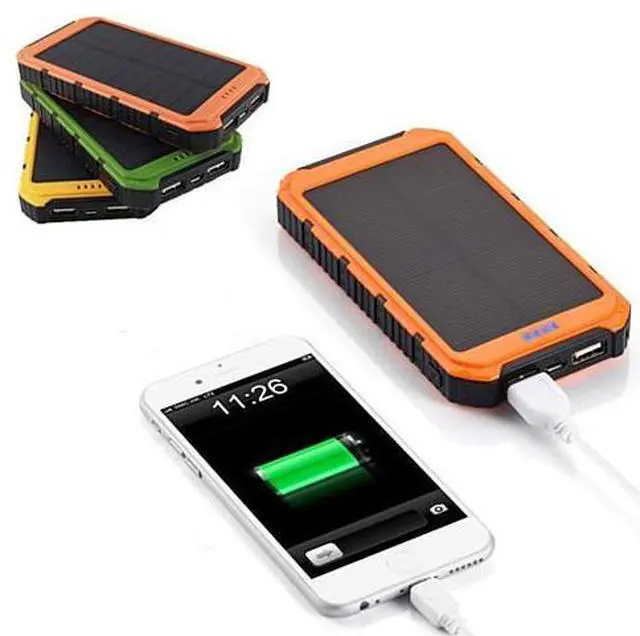 Main image of Vista Roaming Solar Power Bank Phone or Tablet Charger - Green