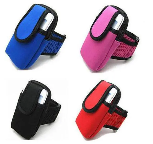 Main image of Vista Armband Bandit Saver and Holster for Smartphones - Red