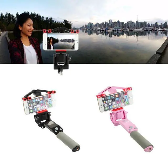 Main image of Vista 360 Deg. Panoramic Robotic Powered Selfie Stick - Black